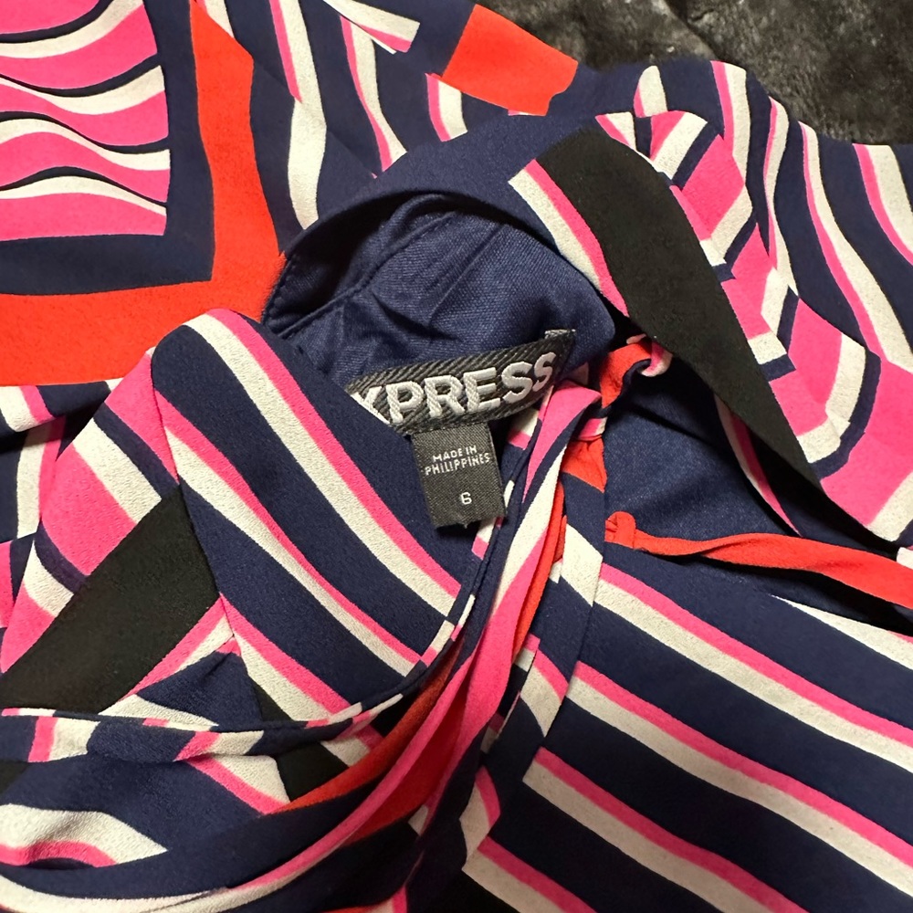 Express Strappy Colorful Romper SIZE 6 - Picture 3 of 5